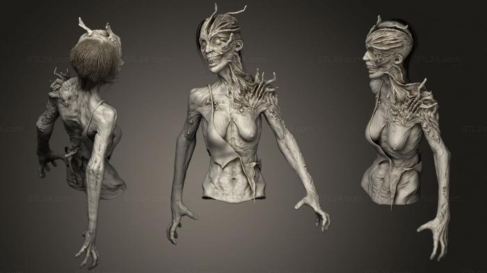 Figurines heroes, monsters and demons (Stalker, STKM_3705) 3D models for cnc