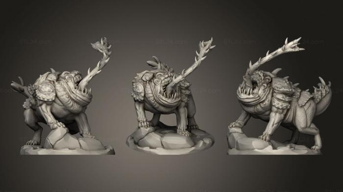 Figurines heroes, monsters and demons (Tongue Devil, STKM_3708) 3D models for cnc