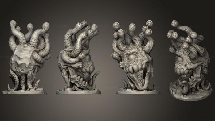Figurines heroes, monsters and demons (Undead Abomination, STKM_3744) 3D models for cnc