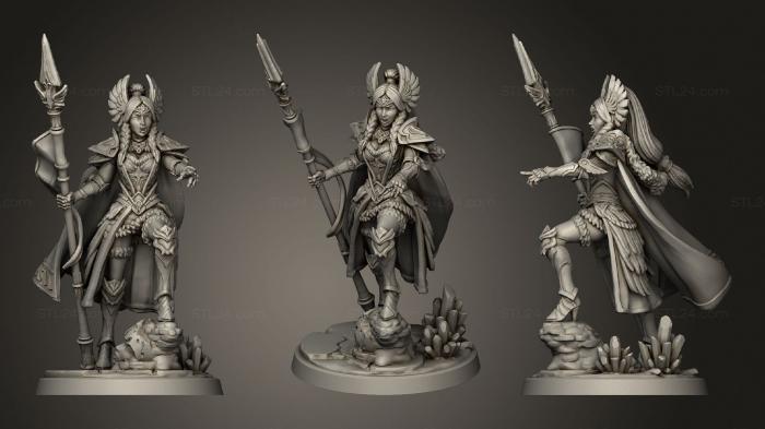 Figurines heroes, monsters and demons (Valkyrie Champion, STKM_3757) 3D models for cnc