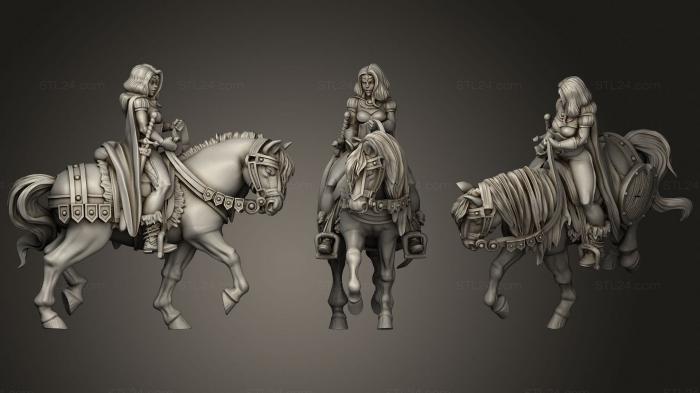 Figurines heroes, monsters and demons (Victoria the Beast Hunter, STKM_3781) 3D models for cnc