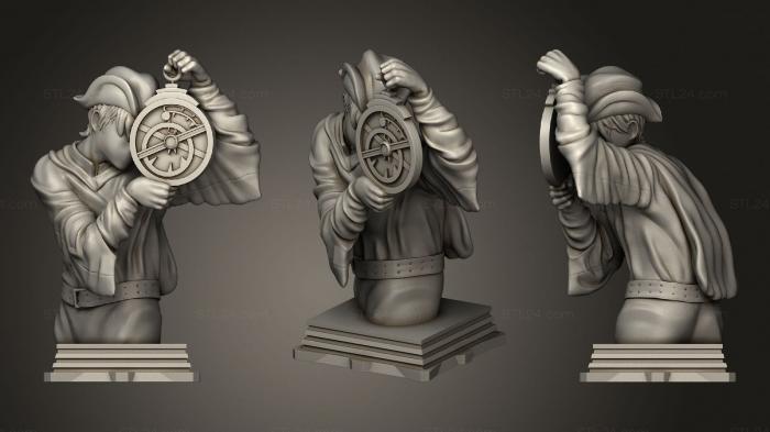 Figurines heroes, monsters and demons (Voyager Class Chess Piece, STKM_3790) 3D models for cnc
