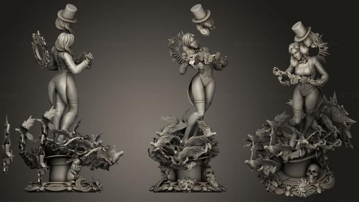 Статуэтки герои, монстры и демоны (Скульптура Затанна, STKM_3909) 3D модель для ЧПУ станка