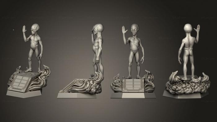 Figurines heroes, monsters and demons (Ahnigrav, STKM_3980) 3D models for cnc