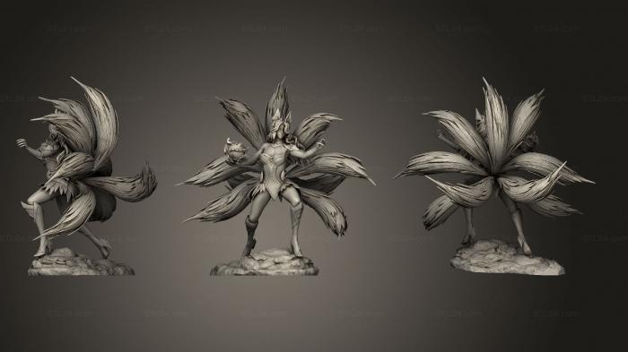Figurines heroes, monsters and demons (Ahri Aliance, STKM_3981) 3D models for cnc