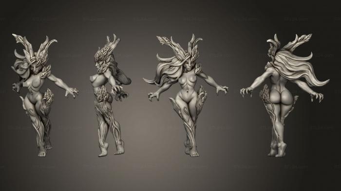 Figurines heroes, monsters and demons (Aidreth Treeborn Alfar Pinup, STKM_3984) 3D models for cnc