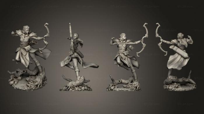 Figurines heroes, monsters and demons (Alavara Zinbella, STKM_3999) 3D models for cnc