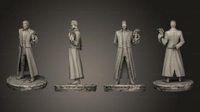 Figurines heroes, monsters and demons (Albert Wesker Resident evil 5 statue, STKM_4002) 3D models for cnc