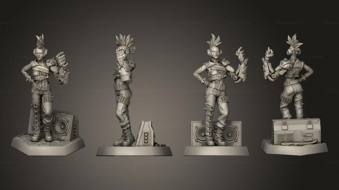 Figurines heroes, monsters and demons (Alessa Armstrong, STKM_4005) 3D models for cnc