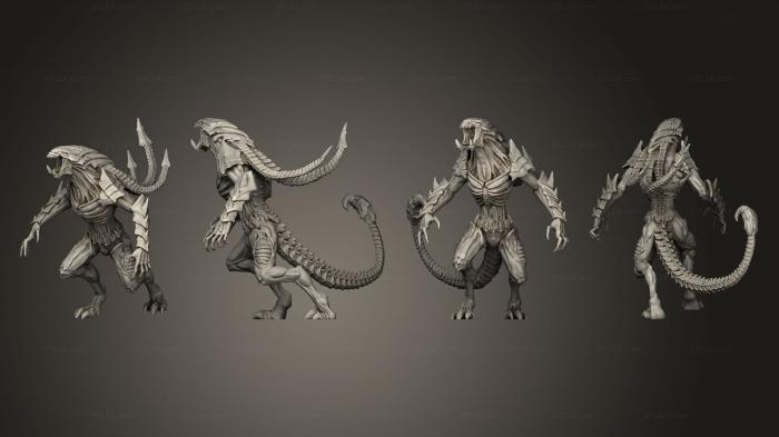 Figurines heroes, monsters and demons (Alien Beast Large, STKM_4011) 3D models for cnc