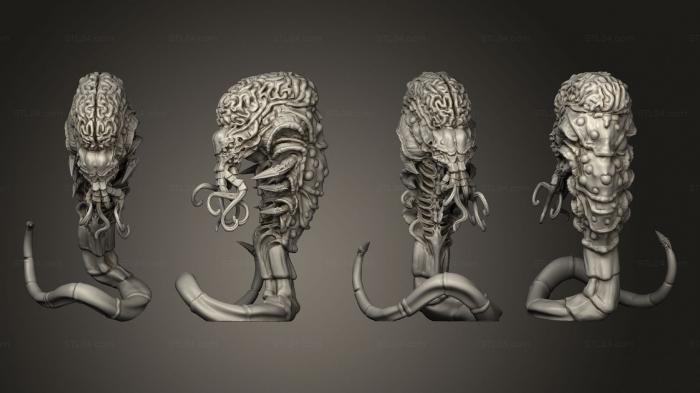 Figurines heroes, monsters and demons (Alien Hive AH Synapse 1, STKM_4023) 3D models for cnc