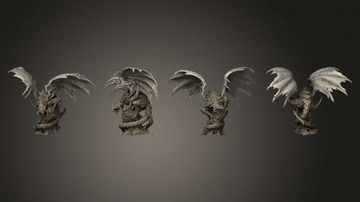 Figurines heroes, monsters and demons (Alien Hive Winged Titan, STKM_4028) 3D models for cnc