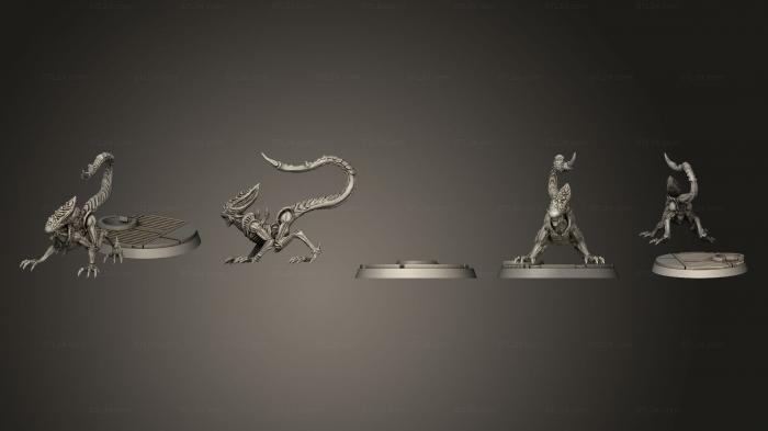 Figurines heroes, monsters and demons (ALIEN LETHAL STALKER, STKM_4029) 3D models for cnc