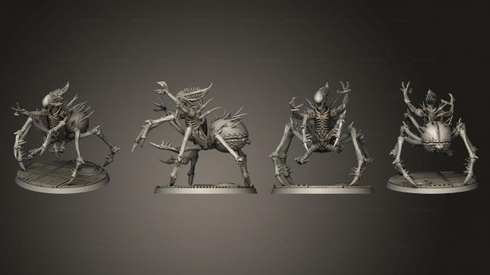 Статуэтки герои, монстры и демоны (ХУДШИЙ КОШМАР ПРИШЕЛЬЦА, STKM_4038) 3D модель для ЧПУ станка