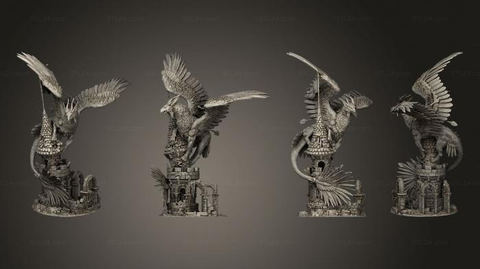 Figurines heroes, monsters and demons (Allard Mercia King, STKM_4040) 3D models for cnc