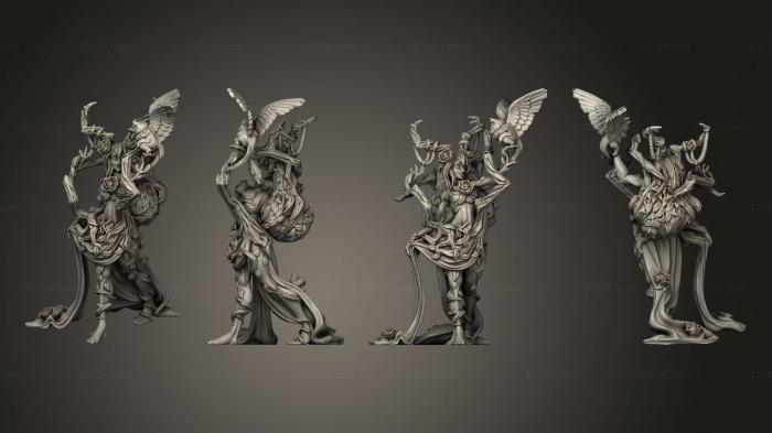 Figurines heroes, monsters and demons (Ancient Woodlands Faythe, STKM_4072) 3D models for cnc