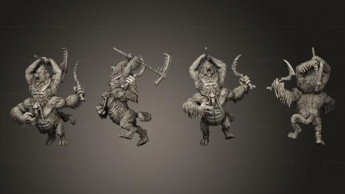Figurines heroes, monsters and demons (Apalumi 04, STKM_4108) 3D models for cnc