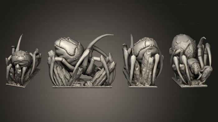 Статуэтки герои, монстры и демоны (Играющий Паук 2, STKM_4112) 3D модель для ЧПУ станка