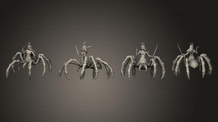 Figurines heroes, monsters and demons (Arachne Large, STKM_4124) 3D models for cnc