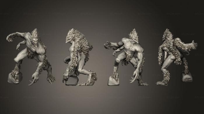 Статуэтки герои, монстры и демоны (Гибрид ПАУКООБРАЗНОГО Демона, STKM_4129) 3D модель для ЧПУ станка
