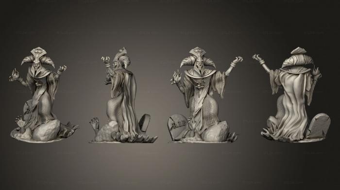 Figurines heroes, monsters and demons (Arch Lich, STKM_4152) 3D models for cnc
