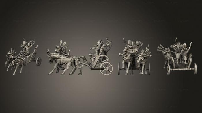 Статуэтки герои, монстры и демоны (Лучник 01, STKM_4157) 3D модель для ЧПУ станка