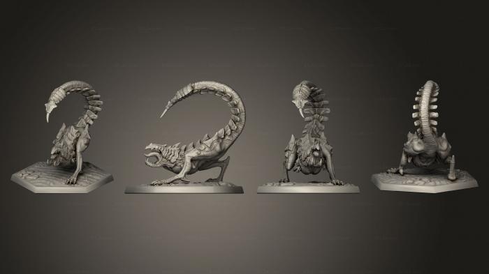 Figurines heroes, monsters and demons (Armapion, STKM_4175) 3D models for cnc