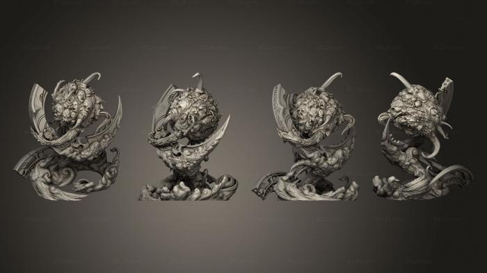 Figurines heroes, monsters and demons (Astral Drifter, STKM_4191) 3D models for cnc