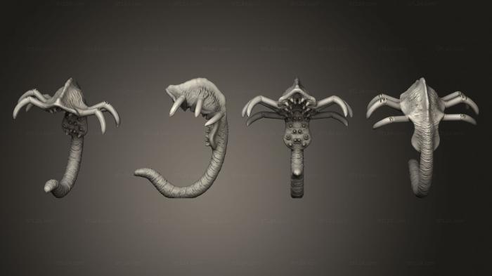 Figurines heroes, monsters and demons (Astral Parasite, STKM_4193) 3D models for cnc