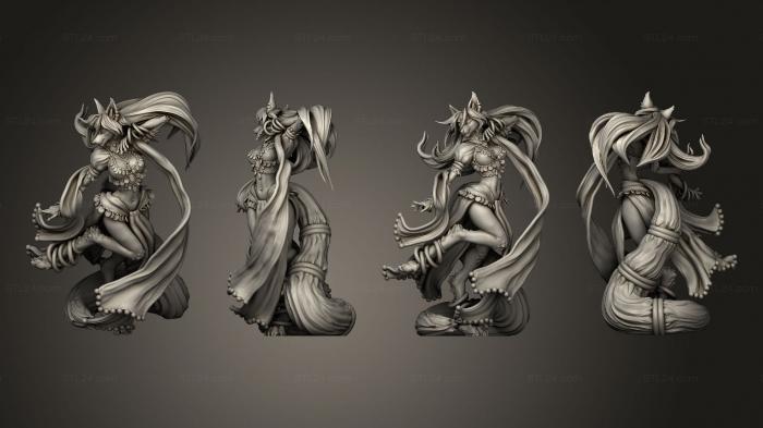 Figurines heroes, monsters and demons (ATLAS Nadira 2, STKM_4202) 3D models for cnc