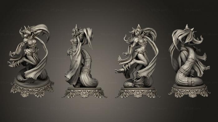 Статуэтки герои, монстры и демоны (АТЛАССКАЯ Надира, STKM_4203) 3D модель для ЧПУ станка