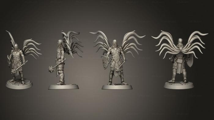 Статуэтки герои, монстры и демоны (Балтазар Лакшми, STKM_4236) 3D модель для ЧПУ станка