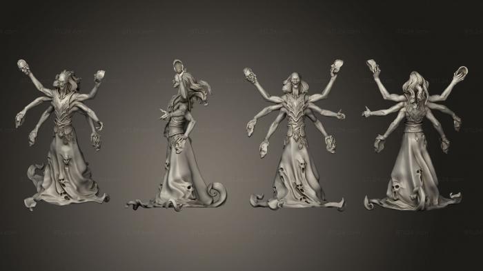 Figurines heroes, monsters and demons (Banshee V 4, STKM_4244) 3D models for cnc