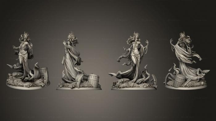 Figurines heroes, monsters and demons (Banshee, STKM_4247) 3D models for cnc