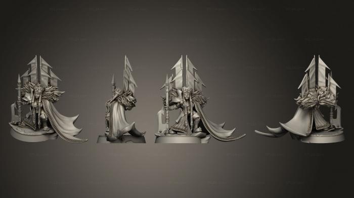 Статуэтки герои, монстры и демоны (Бариан Наполовину Королева Карликов, STKM_4273) 3D модель для ЧПУ станка