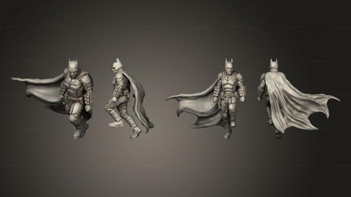 Figurines heroes, monsters and demons (BATMAN A, STKM_4285) 3D models for cnc