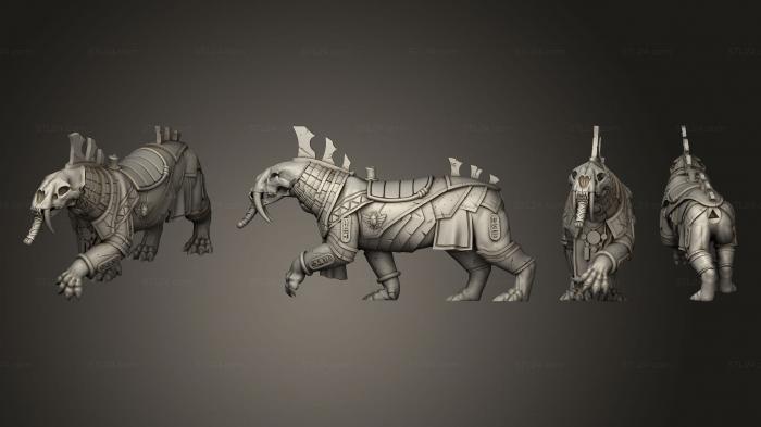 Figurines heroes, monsters and demons (Beast Riders 2 Sword, STKM_4307) 3D models for cnc