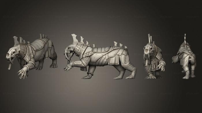Figurines heroes, monsters and demons (Beast Riders 4 Musician, STKM_4310) 3D models for cnc