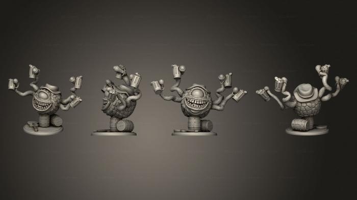 Figurines heroes, monsters and demons (Beer Holding Eye Terror Large v 3, STKM_4318) 3D models for cnc