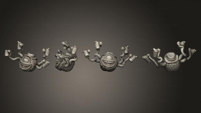 Figurines heroes, monsters and demons (Beer Holding Eye Terror Large, STKM_4319) 3D models for cnc