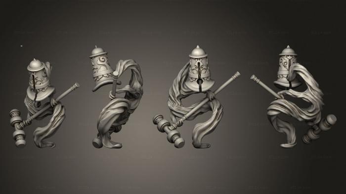 Figurines heroes, monsters and demons (Bell Sentry 002, STKM_4331) 3D models for cnc