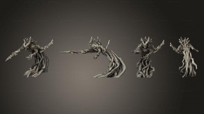 Figurines heroes, monsters and demons (Blackwoods Guardians Warrior Oaklaw C, STKM_4378) 3D models for cnc