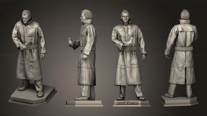 Figurines heroes, monsters and demons (Blade Runner Roy, STKM_4381) 3D models for cnc