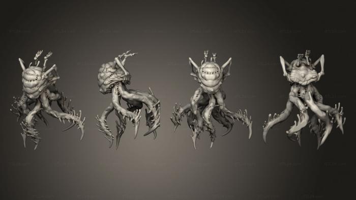 Figurines heroes, monsters and demons (Bloated specter churl, STKM_4419) 3D models for cnc