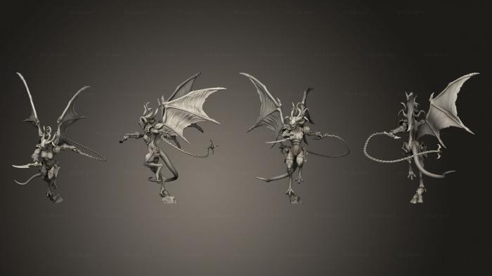 Figurines heroes, monsters and demons (Blood God Army the bloody mistress, STKM_4433) 3D models for cnc