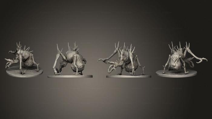 Figurines heroes, monsters and demons (Blood Hound 1, STKM_4434) 3D models for cnc