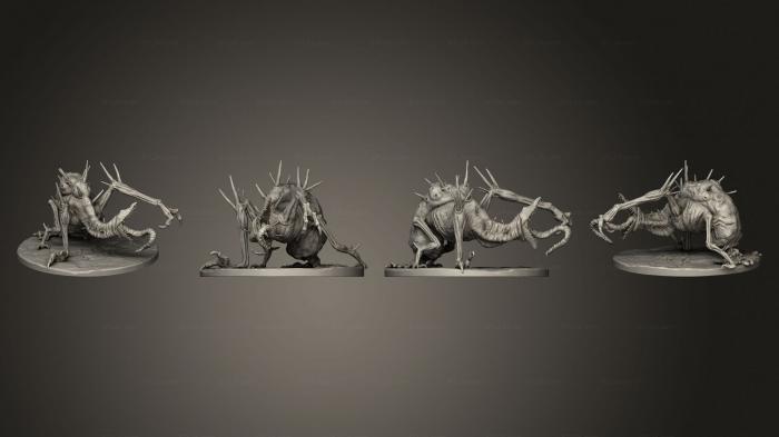 Figurines heroes, monsters and demons (Blood Hound 4, STKM_4437) 3D models for cnc
