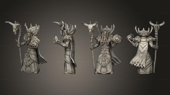 Figurines heroes, monsters and demons (Blood Prince Keleseth, STKM_4440) 3D models for cnc
