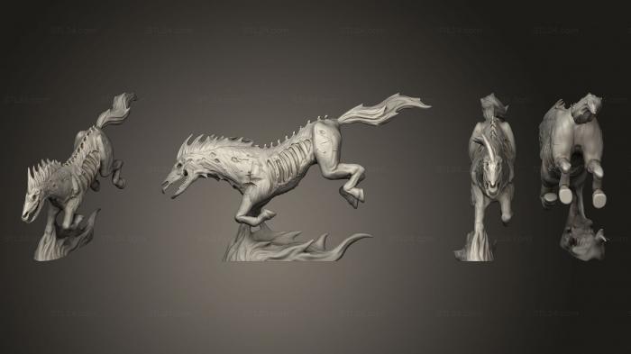 Figurines heroes, monsters and demons (Bloodborne Chargers Base, STKM_4446) 3D models for cnc