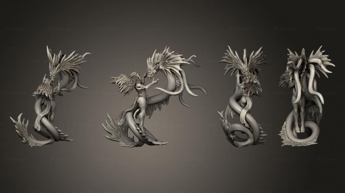 Figurines heroes, monsters and demons (Bloodweaver, STKM_4452) 3D models for cnc